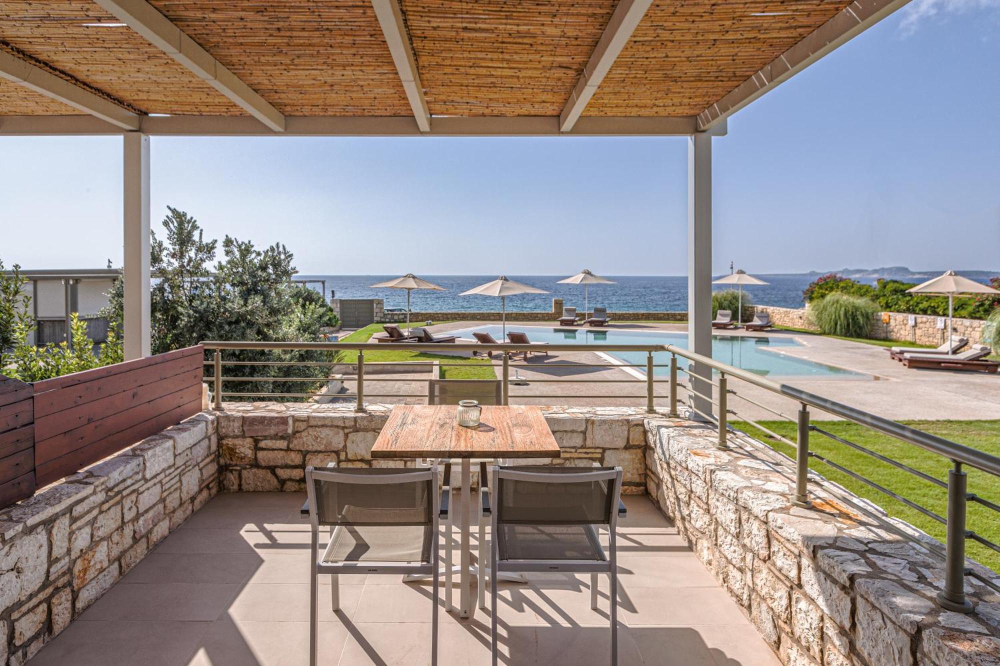 Callisto Seaside Homes & Suites Marathópoli Kültér fotó